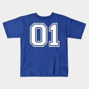 Team Number 01 Kids T-Shirt